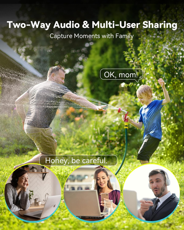 2K Outdoor Camera Wired, 5Ghz/2.4Ghz Wi-Fi Cameras for Home Security outside wit gallery