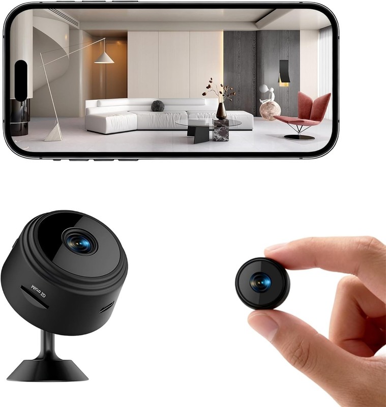 Mini Camara Pequeña Spy De Seguridad Espia Vigilancia Para Casa y Coche 1080P HD