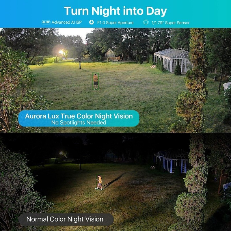 ZOSI 5MP/8MP PoE Security Add-On Outdoor Camera Night Vision Two-Way Audio gallery