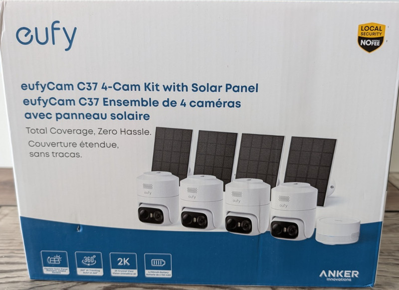 Eufy Security Eufycam C37 4-Cam Kit, 2K Wireless Security Cameras Outdoor, 360° gallery