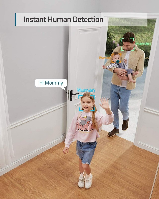 eufy Security 2K Wi-Fi Indoor IP Camera 2-Way Audio w/Alexa AI Motion Detection gallery