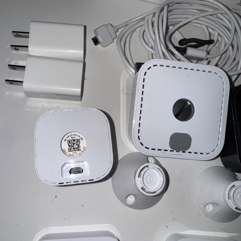 Blink Outdoor 3rd Gen Battery Powered Security Cameras, 2-Camera System - White gallery