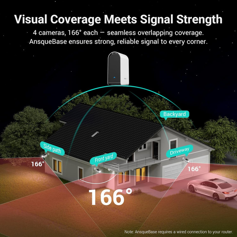 Solar Security Cameras Wireless Outdoor, 4-Cam-Kit, 2K Home Security Camera Syst gallery