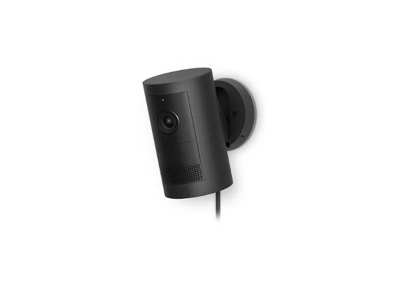 [BIG SALE] Ring Outdoor Cam Plus 2K Plug In Security Camera Black WiFi