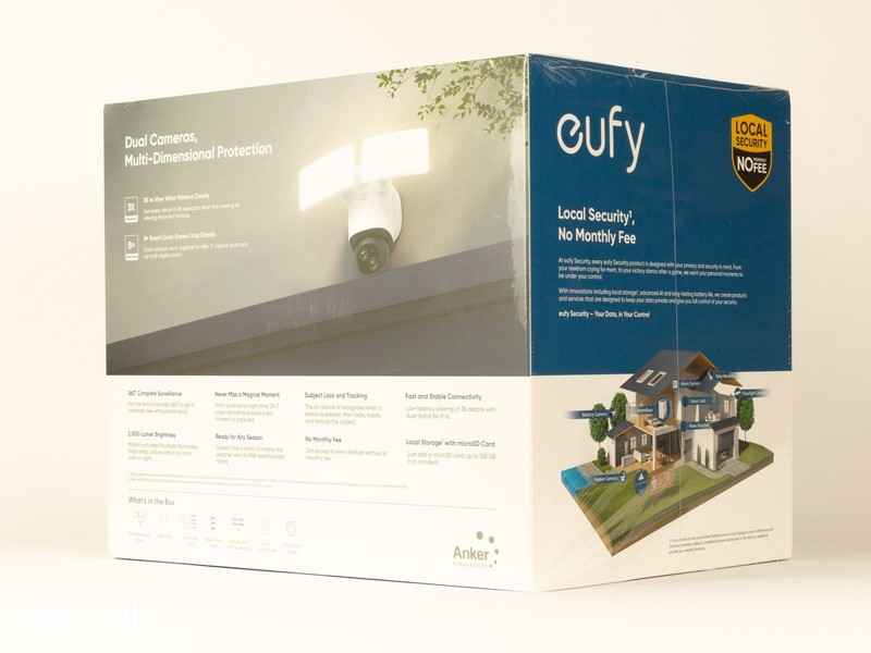 NEW Sealed Eufy Floodlight Cam E340 3K Dual Camera 360 Pan Tilt WiFi gallery