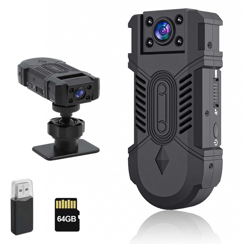 WOTCHA Mini Body Camera 1080P, Body Cam with Motion Detection, Pocket Camera …