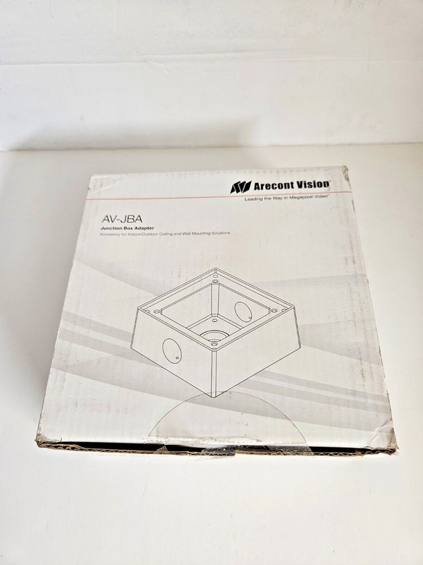 Arecont Vision AV-JBA Junction Box Adapter NEW (Open Box)