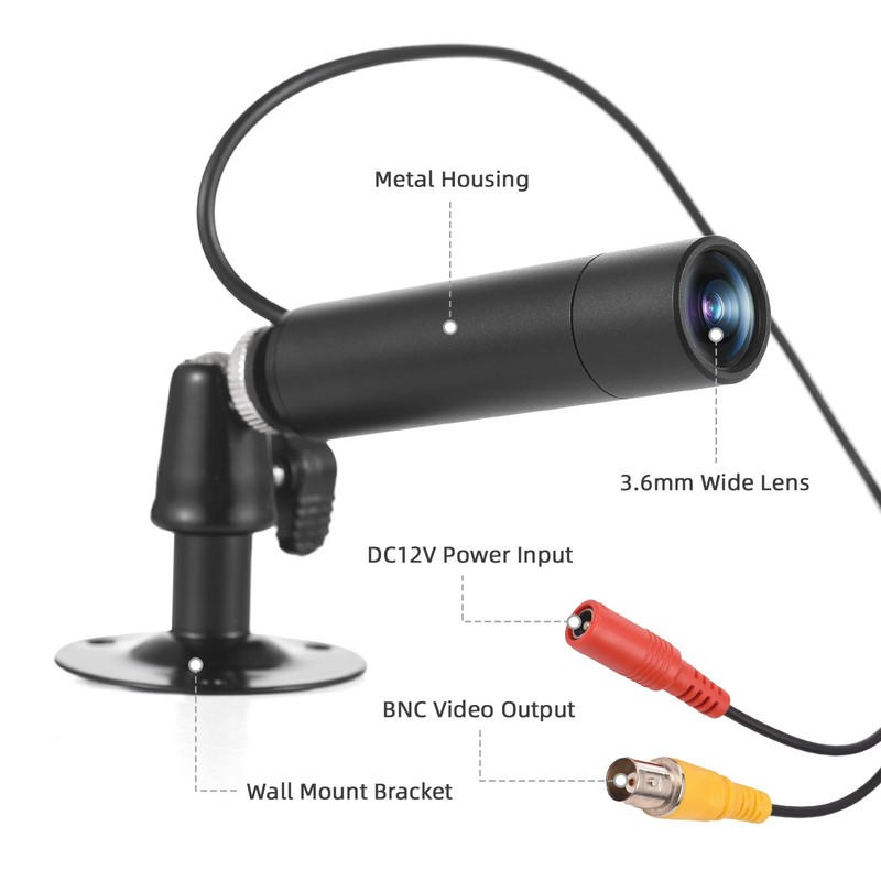 1080P Mini CCTV Camera Wired Security Camera Indoor Monitor Camera 3.6mm Lens gallery