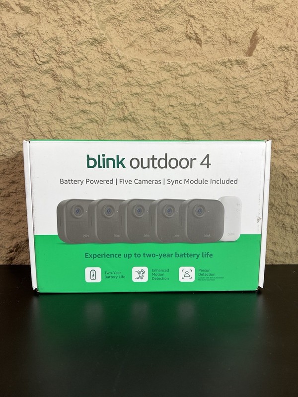 BRAND BLINK Outdoor 4 4th Gen 5Camera Security System w Sync Module Cor G2U