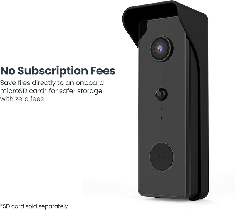Smart Video Doorbell Camera, 2.4Ghz Wi-Fi, No Hub, Two-Way Audio, Advance Motion gallery
