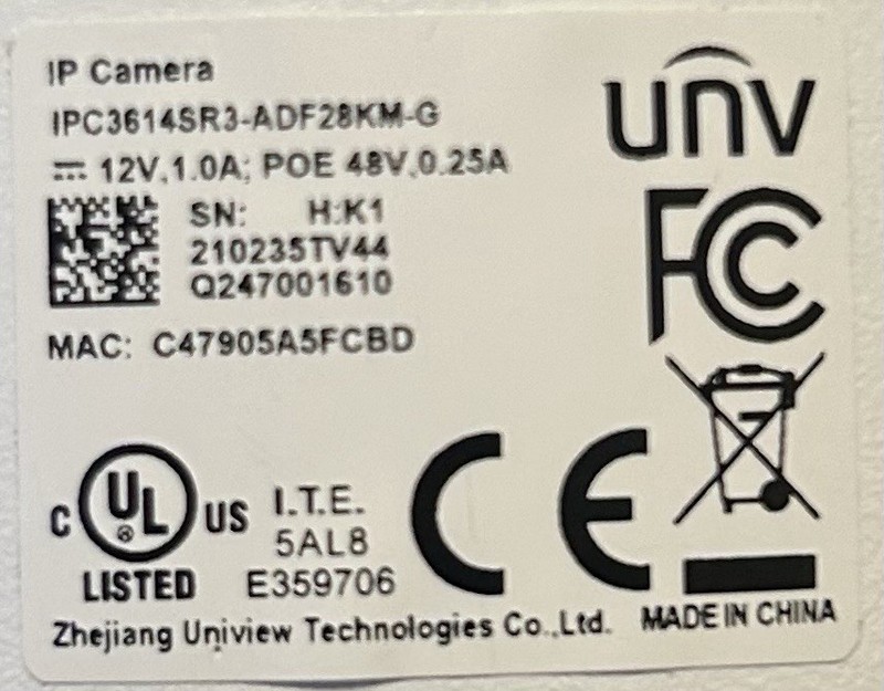 UNV Turret IP Analog Security Camera gallery