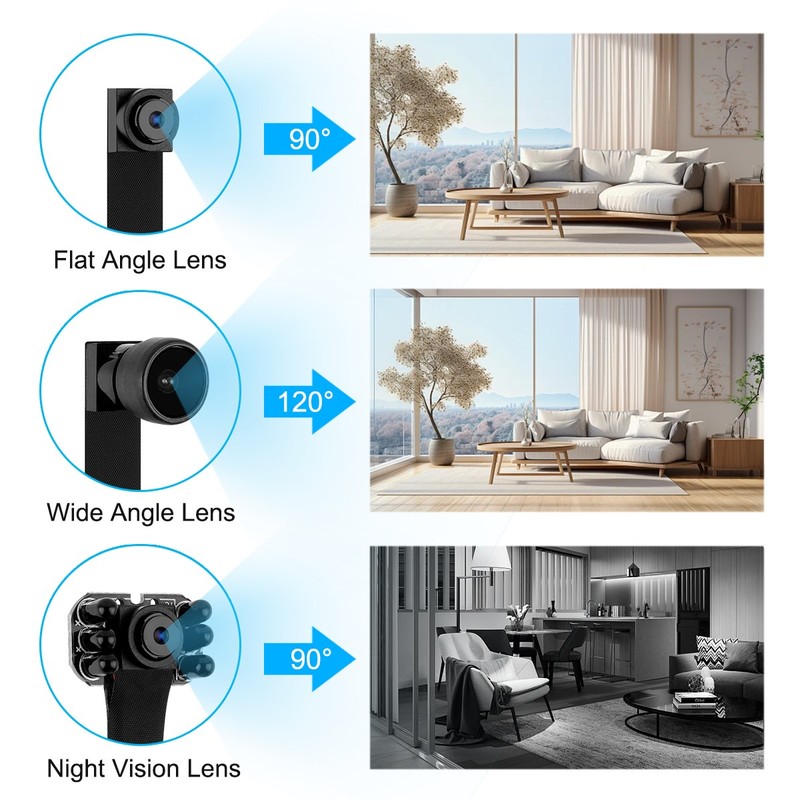 Wireless Mini IP Camera 1080P V380 Pro Remote View Audio Recording Portable Cam gallery