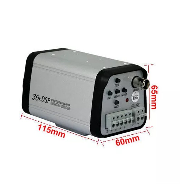 CCTV 1/4in 1200TVL 36X Optical Zoom DSP Color Video Box Camera Auto Focus gallery