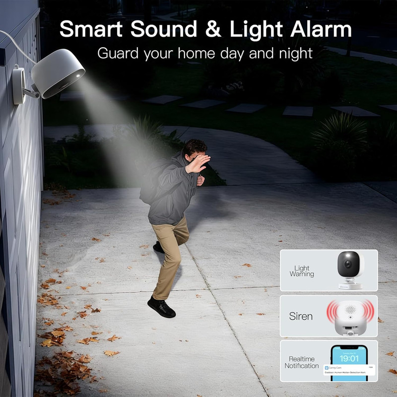 Security Camera Outdoor 2.5K, 2.4G/5G Smart Wi-Fi Cameras for Home Security with gallery