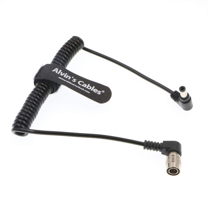 4 Pin Hirose Male To DC Jack Power Cable For Sound Devices 633 Blackmagic gallery
