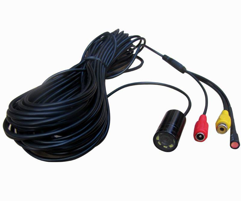 10m Long Cable Waterproof Underwater Fish Finder Camera with 8 LED/IR Lights