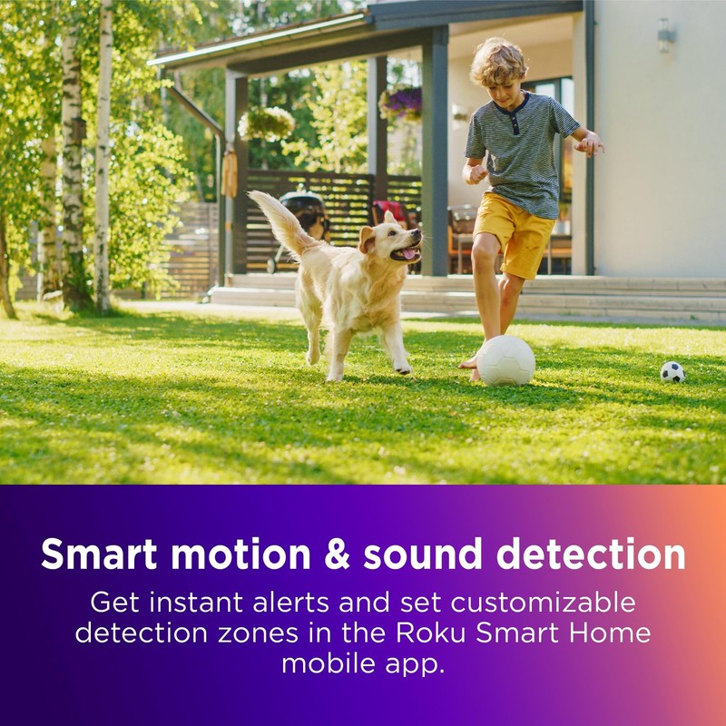 Roku Outdoor Camera (No Base) for Home Security Security Camera with HD gallery