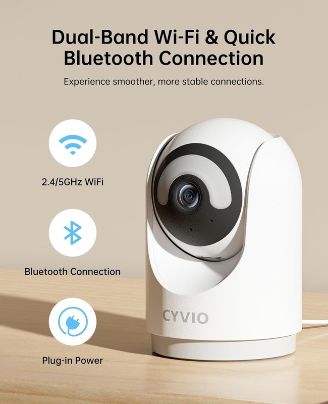 Reliable Indoor WiFi Camera - 5MP HD with Smart Motion Detection & Local Storage gallery