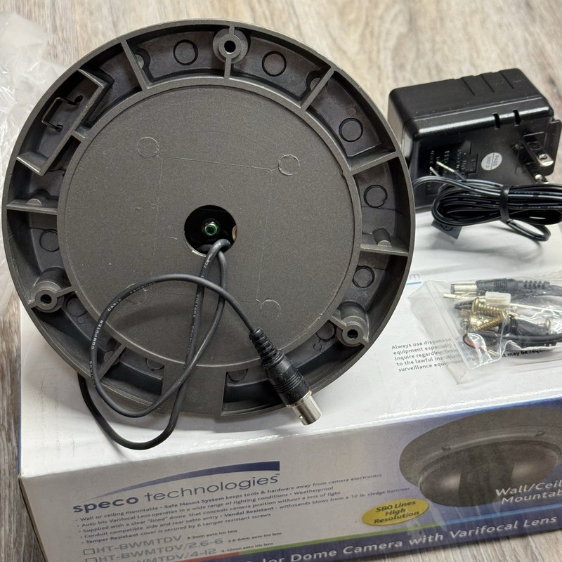 Speco HT8WMTDV / 4-12 High Resolution Vandal-Resistant Weatherproof Dome Camera gallery