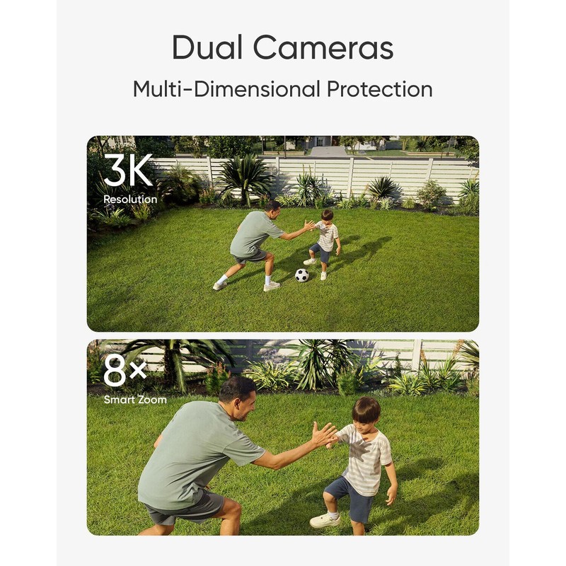 eufy Security E340 Floodlight Outdoor Pan & Tilt Dual Camera gallery