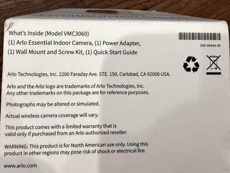 NEW Arlo Essential Indoor Camera 2K (2nd Gen) Wired with Privacy Shield - 1 Cam gallery
