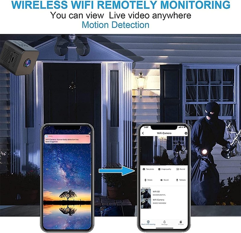 Mini Camara Oculta WiFi Espia Inalambrica De Seguridad 1080P HD Para Casa Carro gallery