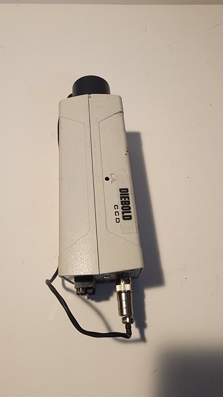 DIEBOLD CCD SECURITY Camera USED MODEL NUMBER 49-008485 AC 24V 60 Hz 6.5 W