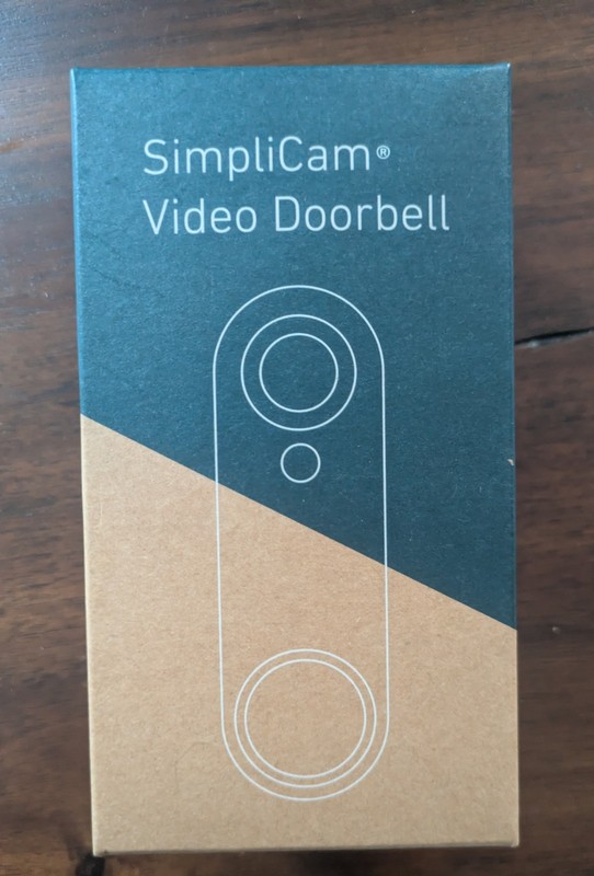 Simplisafe Doorbell Camera, Model SSDB3, Open Box gallery