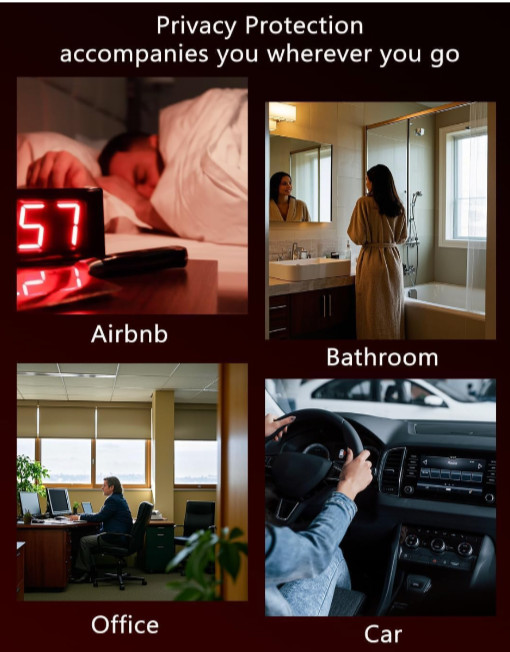 6-in-1 Hidden Camera & Bug Detector – Spy Device Finder for Safe, Secure Spaces gallery