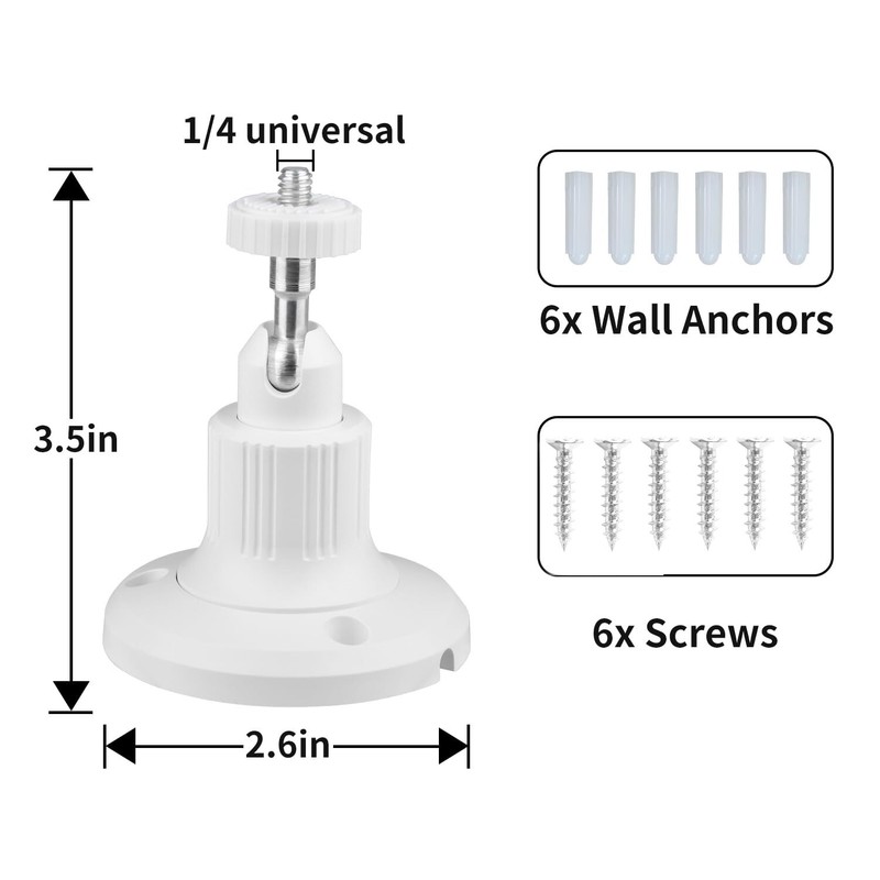 Wall Mount Compatible With Ring Stick Up Cam Wired/battery And Indoor Cam Hd 1s gallery