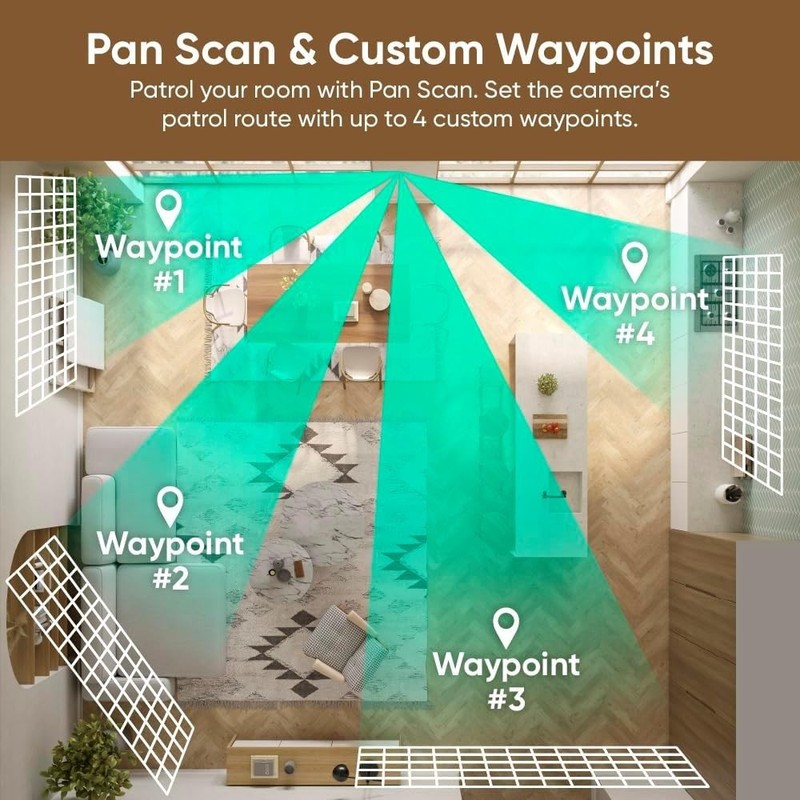 Outdoor Security Camera with Built-in Siren, Night Vision & Smart Home Support gallery