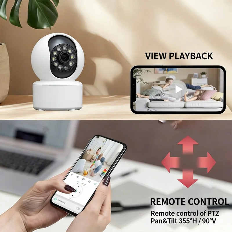 Pet Dog Camera with Phone App, 5G 2.4GHz WiFi Indoor Security Baby Camera