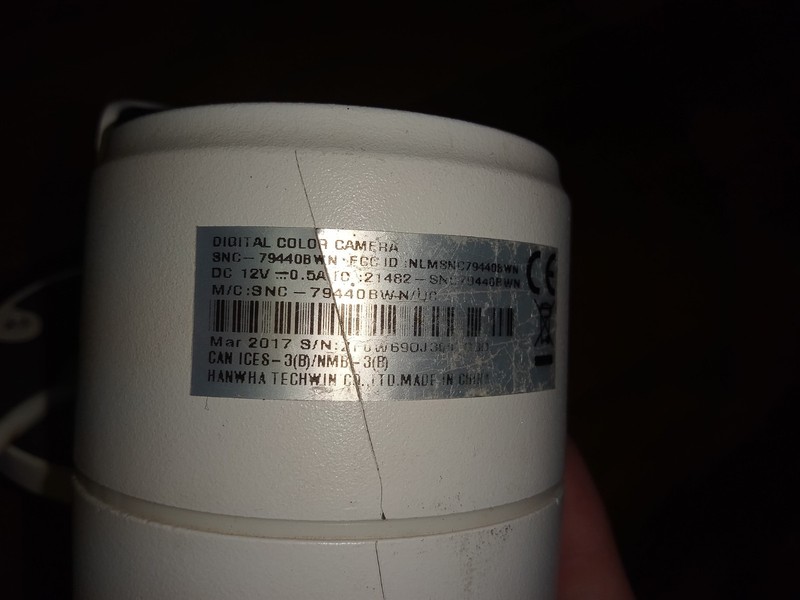 Lot Of 4 Samsung SNC-79440BWN Digital Color Camera Home Security gallery