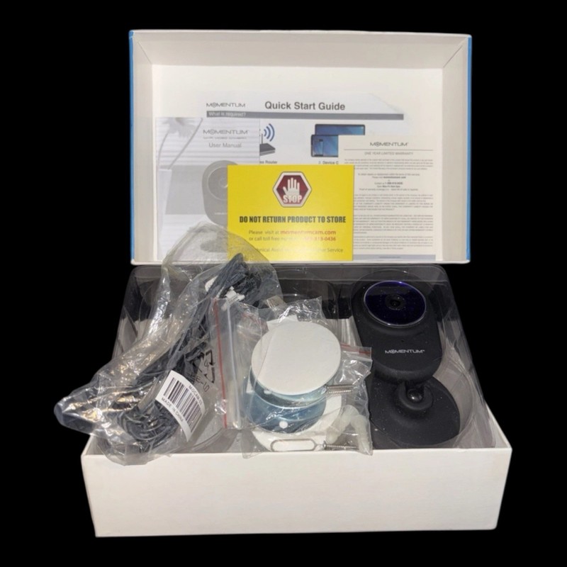Momentum 1 Wi-Fi Video Camera, Black gallery