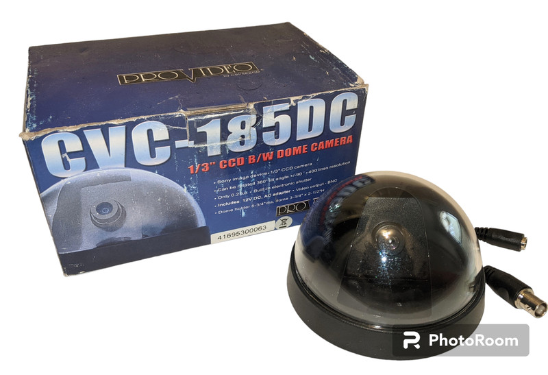 Pro Video CVC-185DC B/W Dome Camera Security Surveillance Wired Indoor 360-Lot 3 gallery