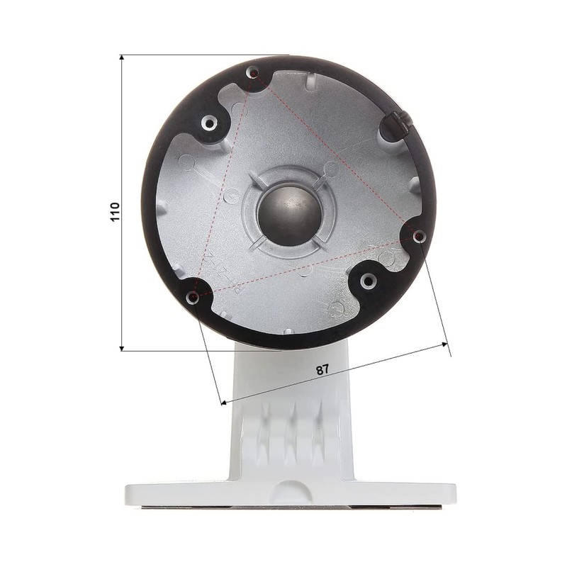 1 Pack DS1272ZJ110 Wall Mount Bracket For Hik IP Dome Camera PC110 White gallery