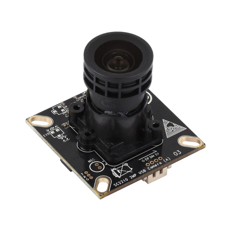 Shutter Camera Module SC2210 Chip 2MP USB Camera USB2.0 Port 110.8 Degree