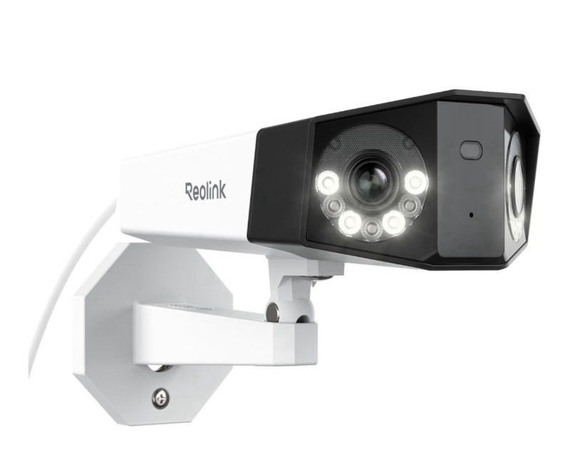 4K PoE Security Camera System, Home Outdoor IP Camera in 180 Degree Viewing A…