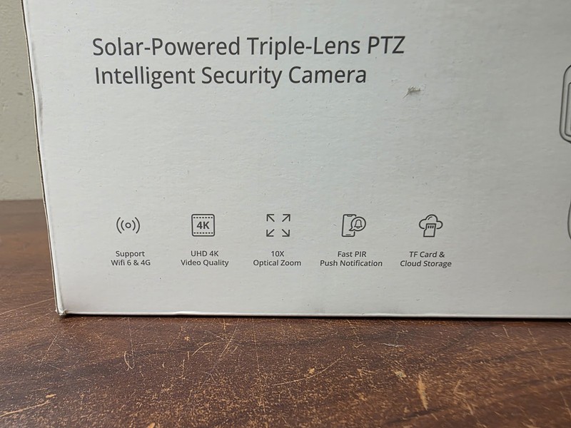 Dragon Touch Solar 4K Security Camera - 4G/ Wi-Fi - 360° Pan/Tilt gallery