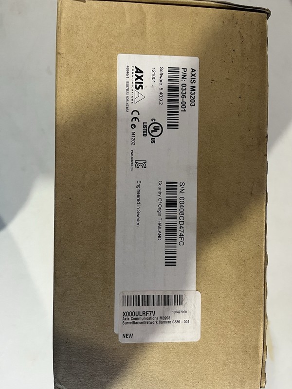 Axis M3203 Fixed Dome Network Security Camera PN 0336-001 READ DESCRIPTION gallery