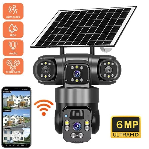 V380Pro 3 Lens Camera WIFI Smart Home 6MP Wireless IP Camera Security Outdoor US gallery