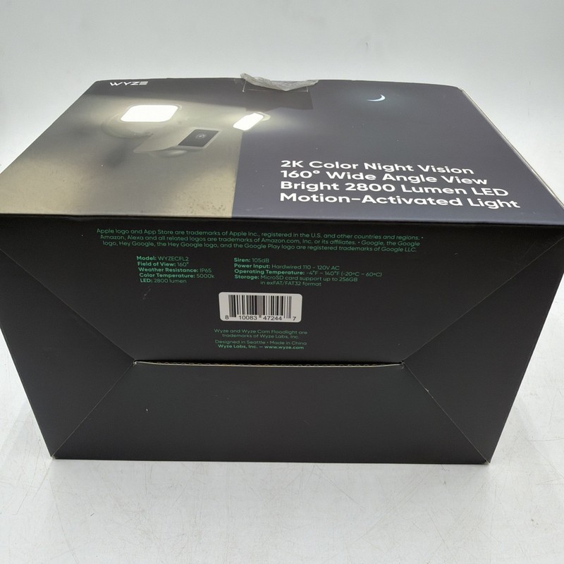 Wyze Cam Floodlight V2 Motion-Activated 2K HD Color Night Vision Camera gallery