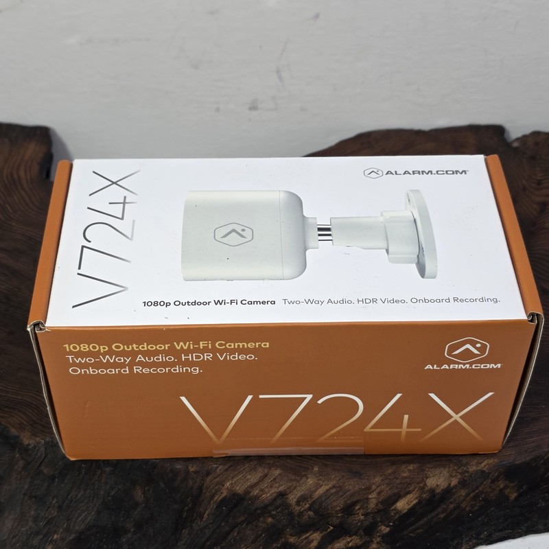 NEW Sealed Alarm.com ADC-V724X 1080p Outdoor Wi-Fi Camera Two-Way Audio HDR