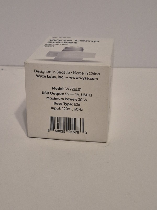 Wyze Lamp Socket Add On Unit Power Adapter for Wyze Cam E26 (E19) gallery