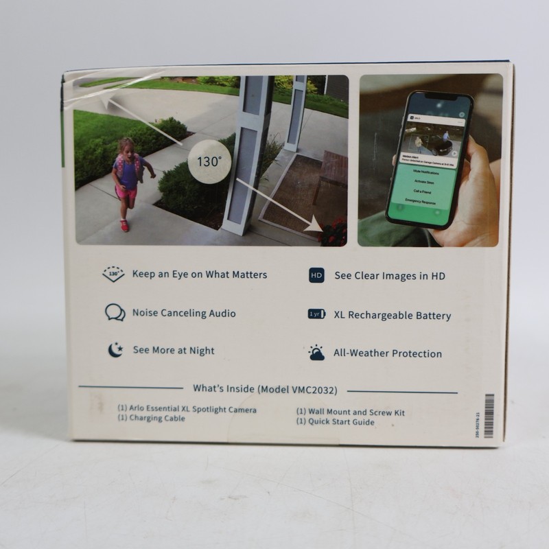 Arlo Essential XL VMC2032-100NAS 1080p Wireless Indoor/Outdoor Spotlight Camera gallery