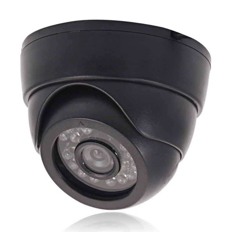 1200TVL 3.6mm 24 LED Outdoor Security IR Night Vision CCTV Camera Black gallery