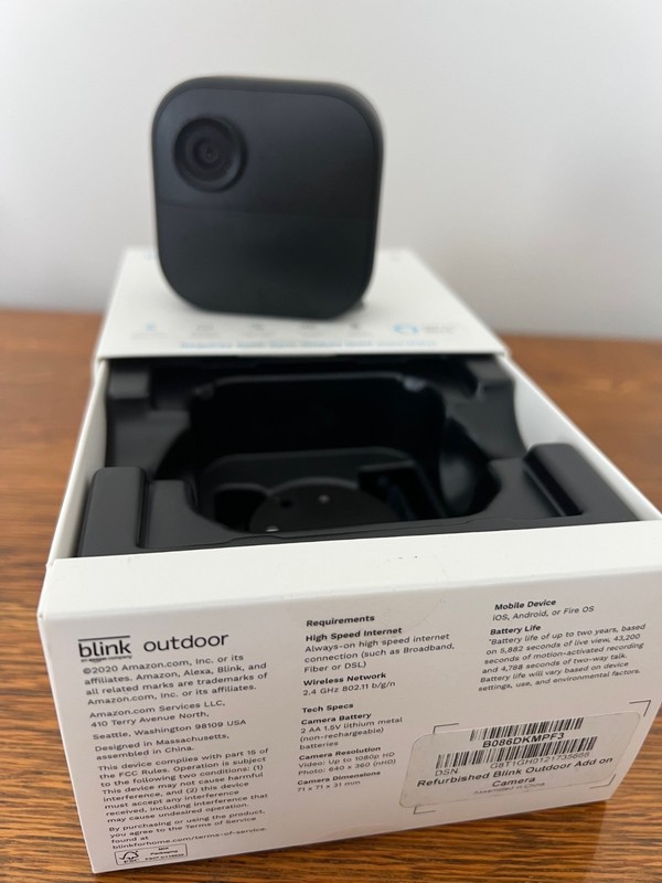 2023 Blink-Outdoor 4 (4th Gen) Add-On Wireless Security Cam - Black (B0B1N7LJD3) gallery