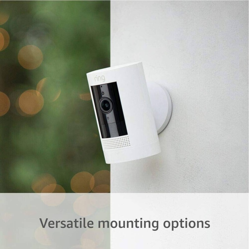 Ring Stick Up Indoor/Outdoor 1080p Wired Security Camera - White gallery