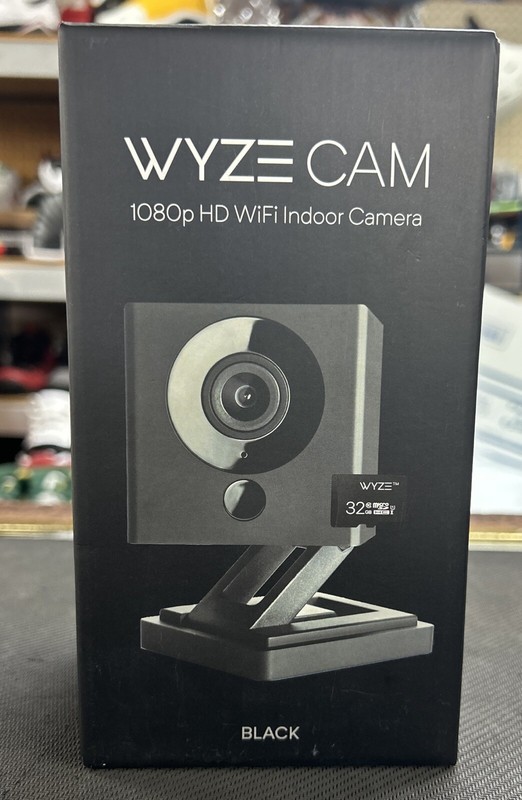 WYZE CAM 1080P HD WiFi Indoor Camera WYZEC2BKMSD32 SEALED