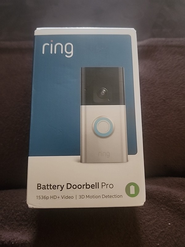New! Ring Battery Doorbell Pro